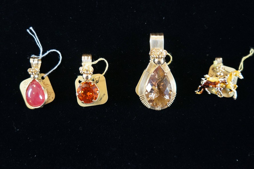asheville jewelry TOPAZ pendant biltmore lamp and shade gallery starfire designs