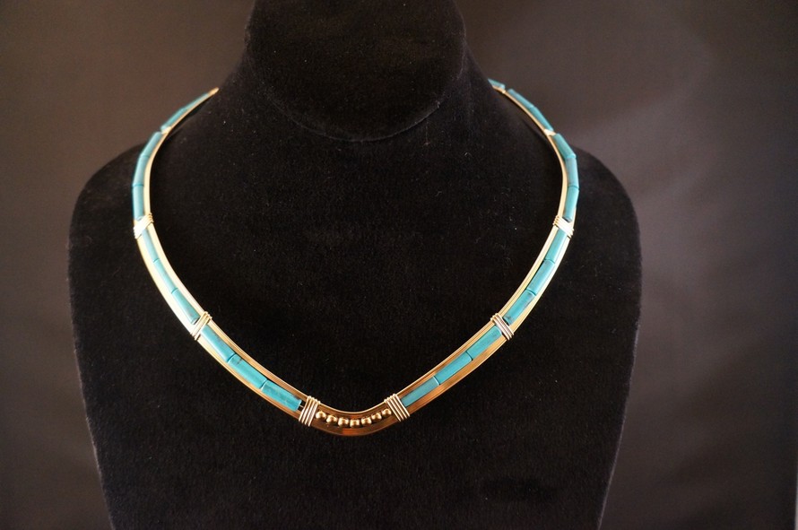 asheville jewelry sleeping beauty neck ring